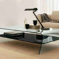 Red Cube Furniture - Modern Glass Coffee Table